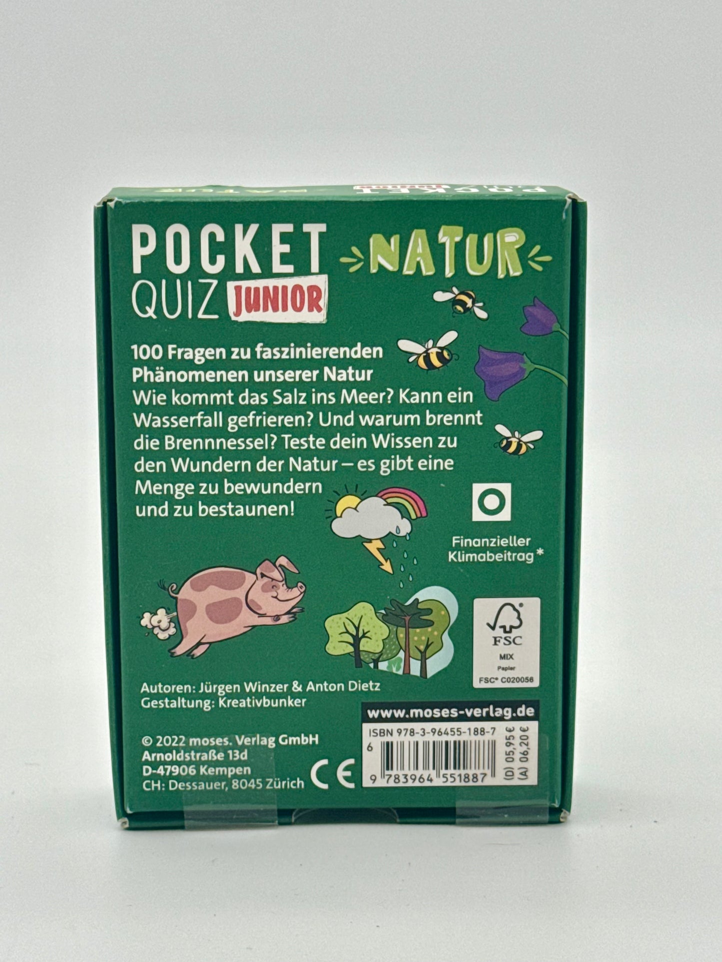 Spiel "Pocket Quiz" Junior- Thema Natur