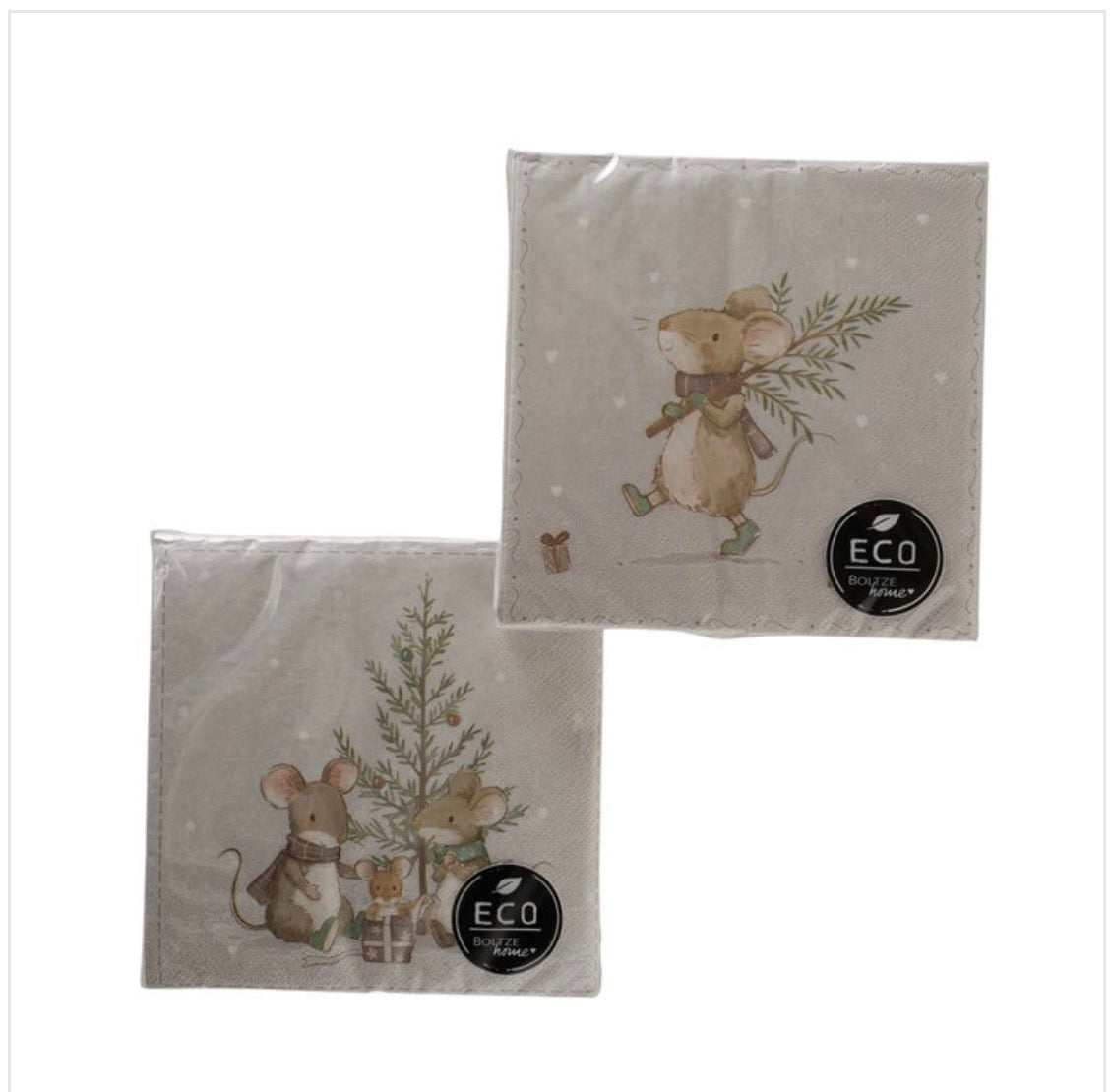 Servietten-Set Maus