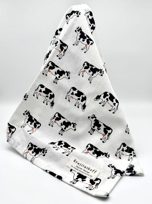 Geschirrhandtuch "Kuh" weiß