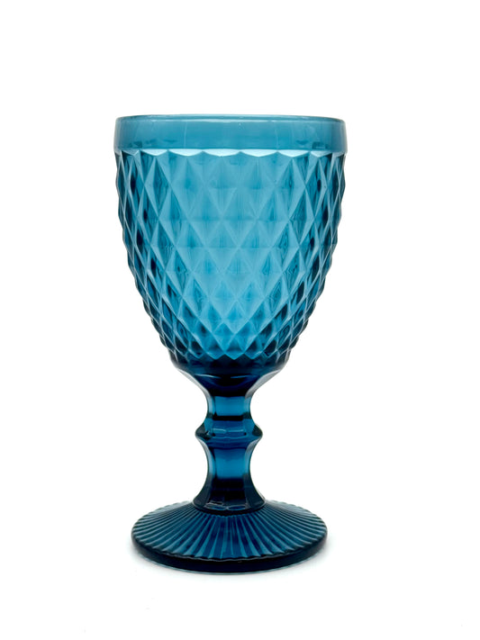 Weinglas "blau"