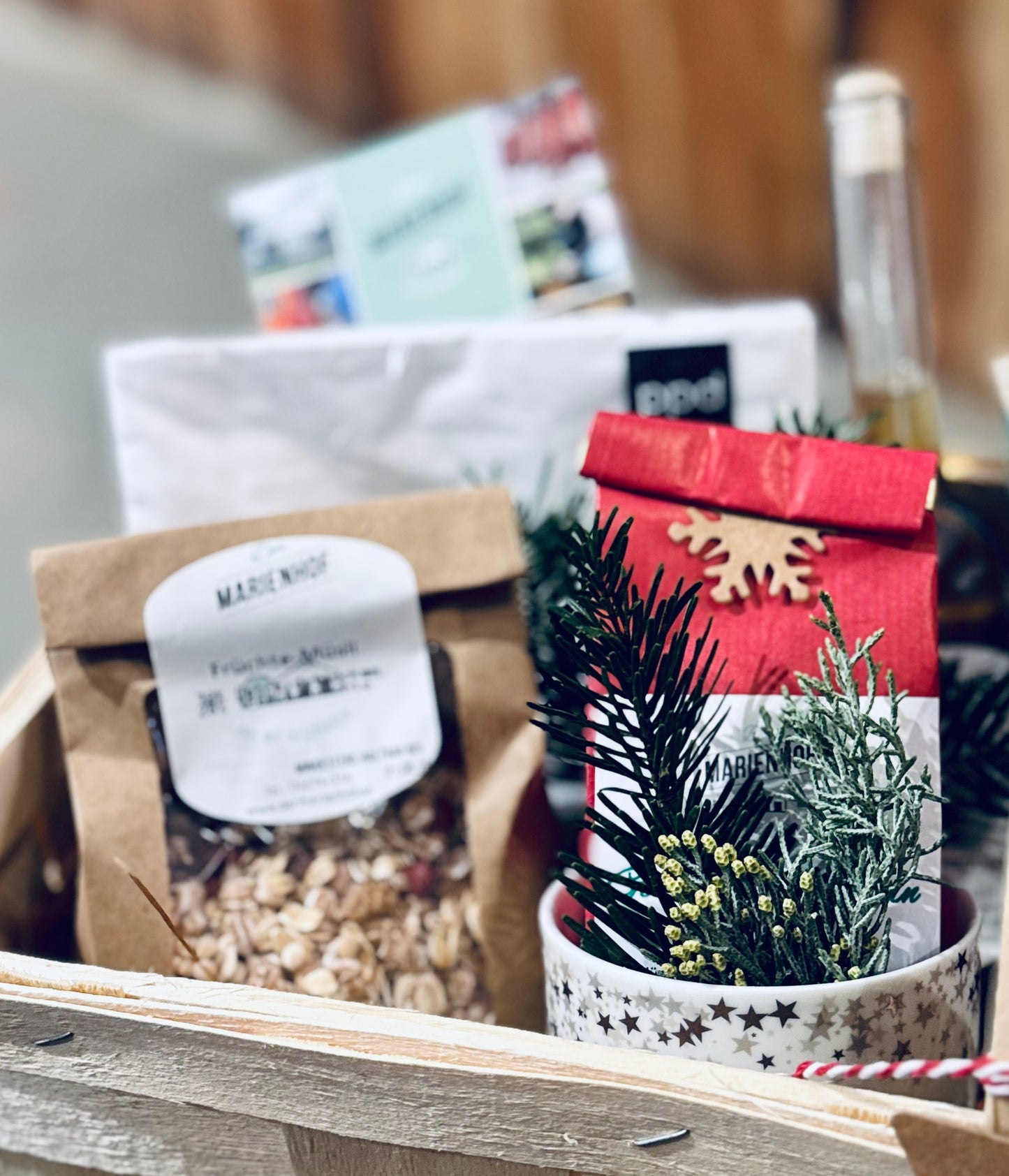 Präsentkorb Land-Deko