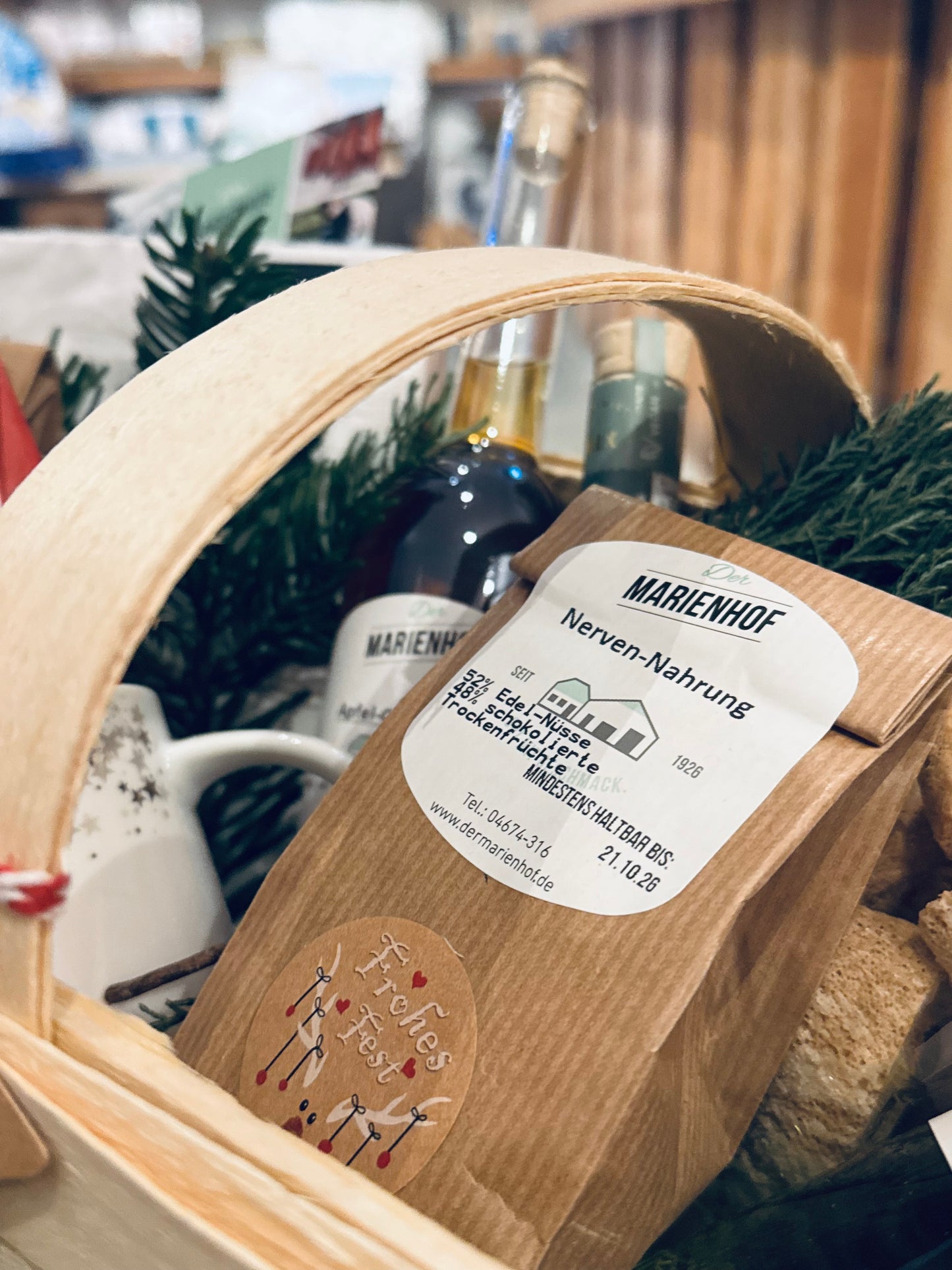 Präsentkorb Land-Deko
