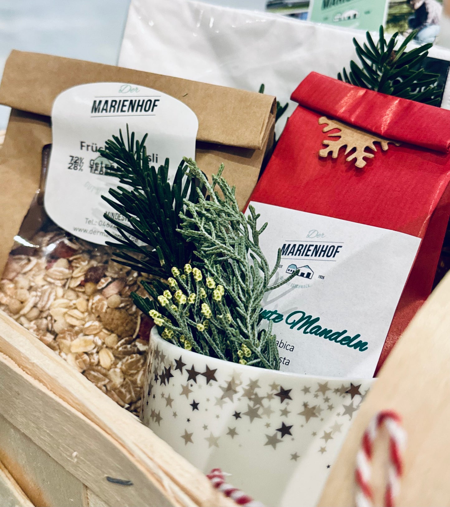 Präsentkorb Land-Deko